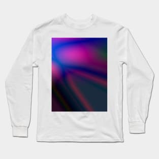 blue green purple pink texture design Long Sleeve T-Shirt